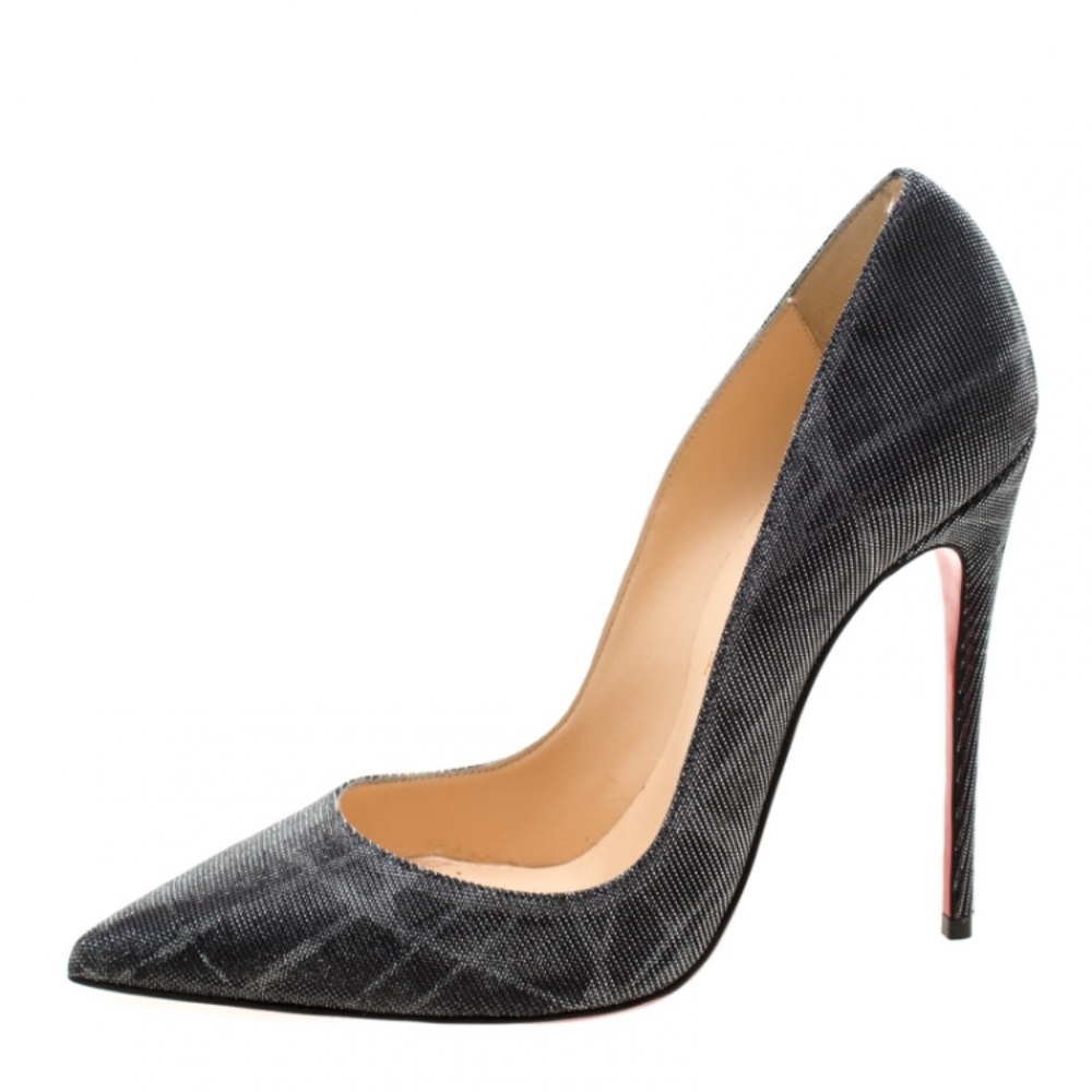 Christian Louboutin metallic so Kate heels
